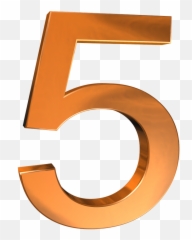 Five 5 Number - png