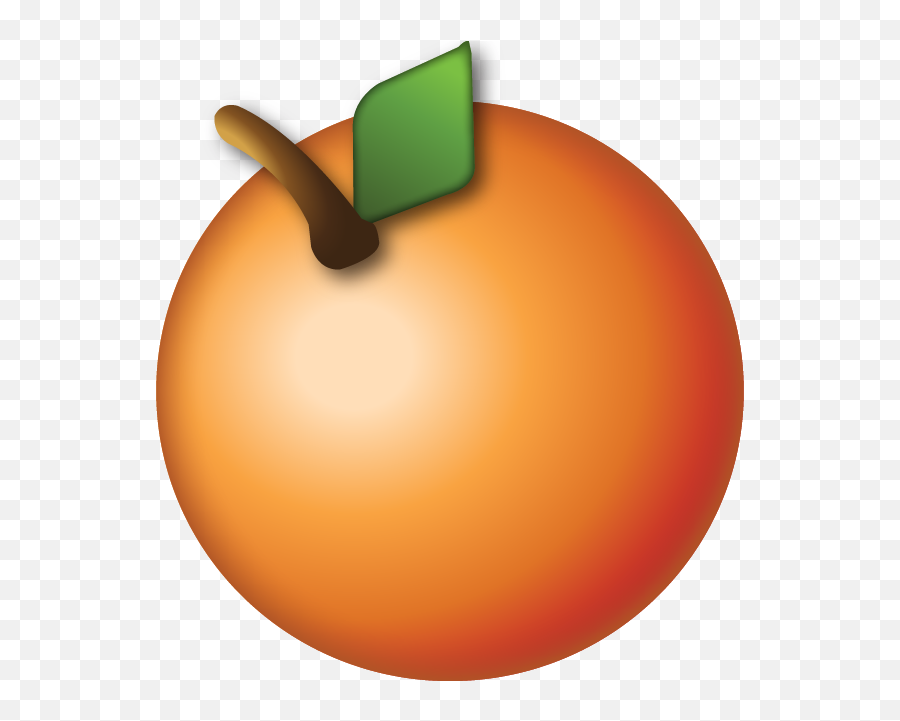 Download Orange Emoji Icon Island - Orange Emoji Png,Orange Circle Png