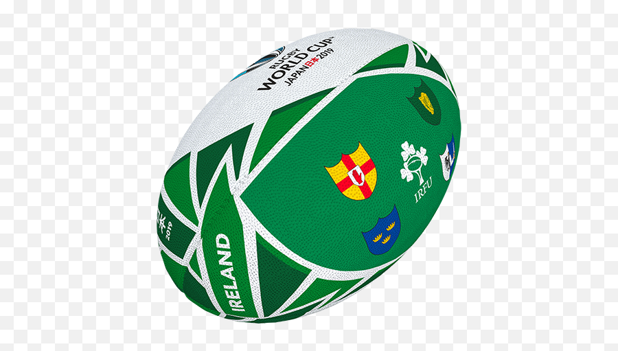Rbcpif50 Hd Free Rugby Ball Clipart Png Irish Flags - France Team World Cup Rugby 2019,Rugby Ball Png