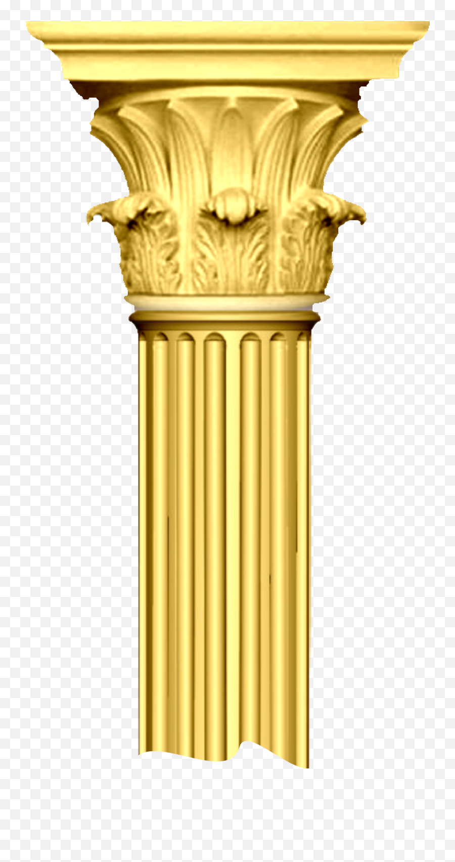 Download Gold Pillar Chapiteau - Gold Pillar Clip Art Png,Pillar Png