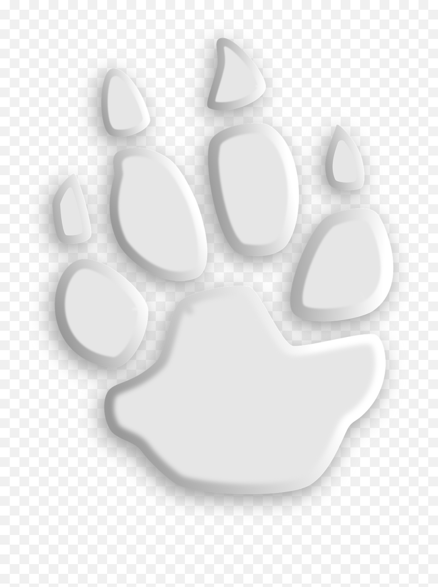 Wolf Paw Footprint - Jejak Kaki Singa Vektor Png,Wolf Paw Png