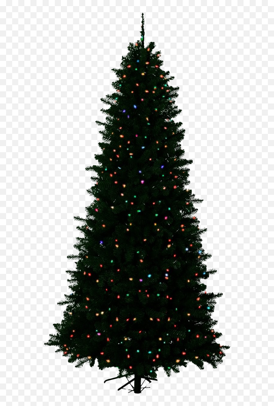 Artificial Christmas Tree Png Clipart - 10 Foot Black Christmas Tree,Christmas Tree Clipart Png