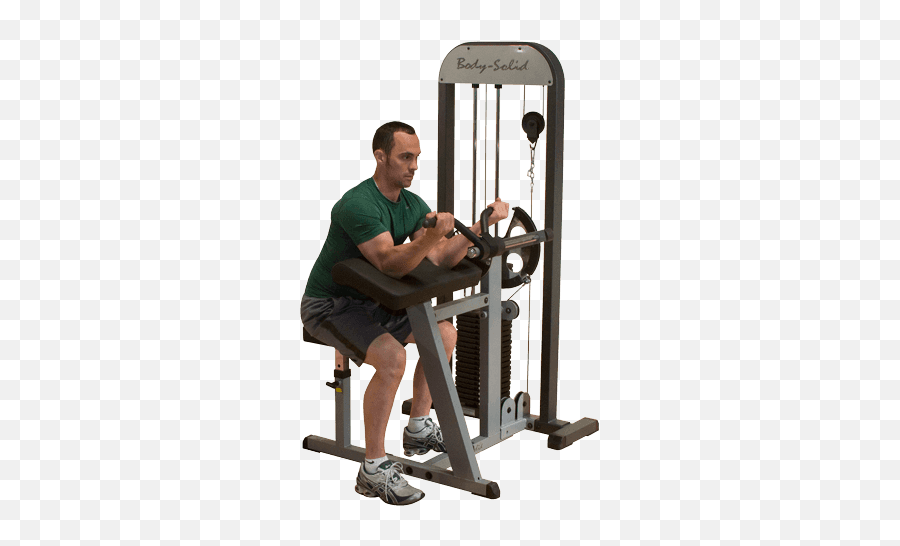 Body - Solid Selectorized Biceps U0026 Triceps Machine Gcbtstk Gym Equipment Names And Pictures Pdf Png,Bicep Png