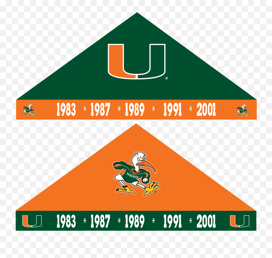 Miami Hurricanes Championship Years 9u2019x 9u2019 Tent - Traffic Sign Png,Miami Hurricanes Logo Png