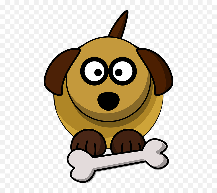 Dog Cartoon Bone - Dog Clip Art At Clker Png,Dog Cartoon Png