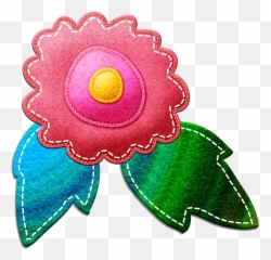 Felt Flower Day Of The Dead - Floral Design Png,Mexican Flowers Png