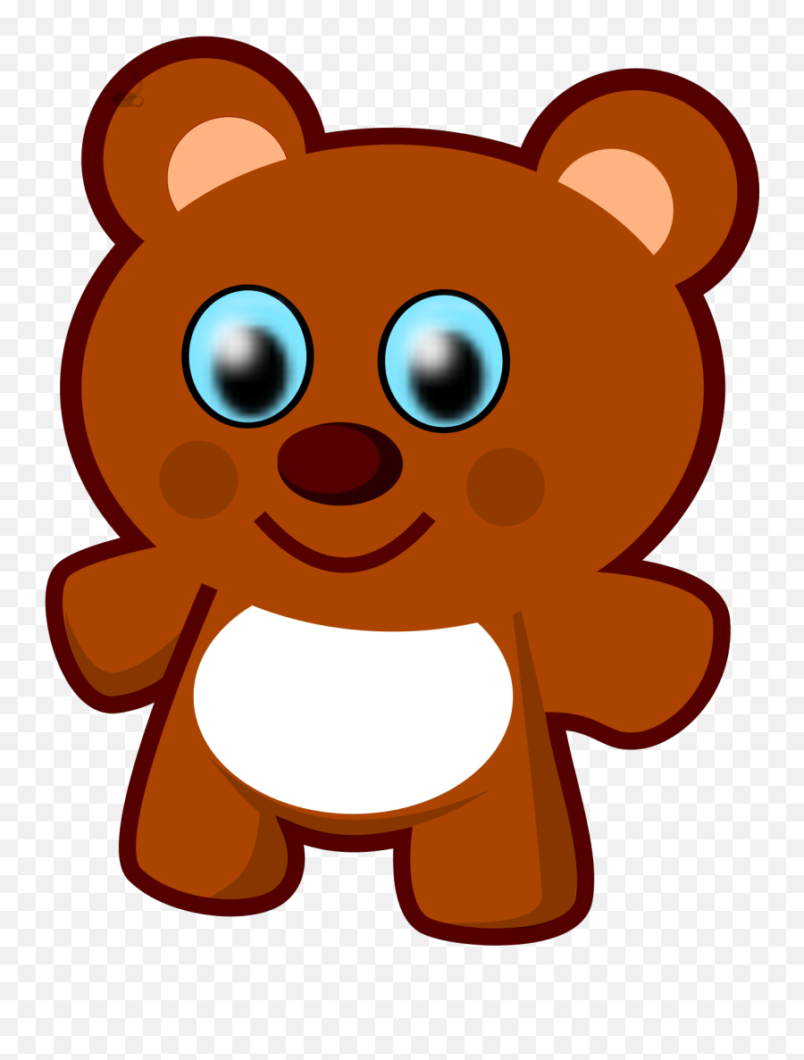 Little Bear Toy Clip Art - Bear Cute Animal Clipart Png,Toys Clipart Png