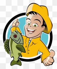 Fishing Cartoon Fisherman Clip Art - Man png