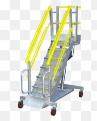 Rollastep G7 - 3075 High Selfleveling Stair U0026 Platform Ladder Png,Stair Png