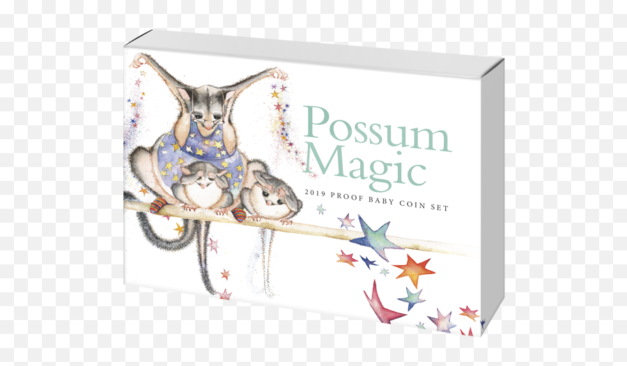 Possum Magic Proof Baby Set - Australian Mint Magic Possum Png,Possum Png