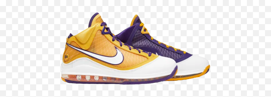 Now Available Nike Lebron 7 Qs Lakers U2014 Sneaker Shouts Png Transparent
