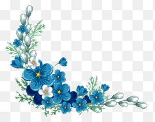 Flower Border Design Transparent Background Clipart - Full png