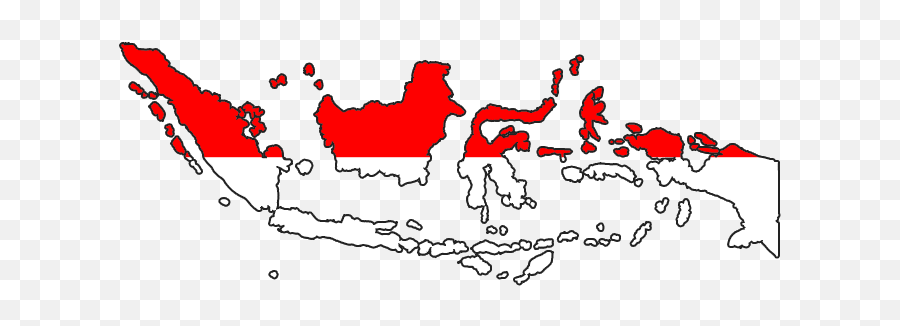 Flag - Indonesia Flag Map Png,Indonesia Flag Png