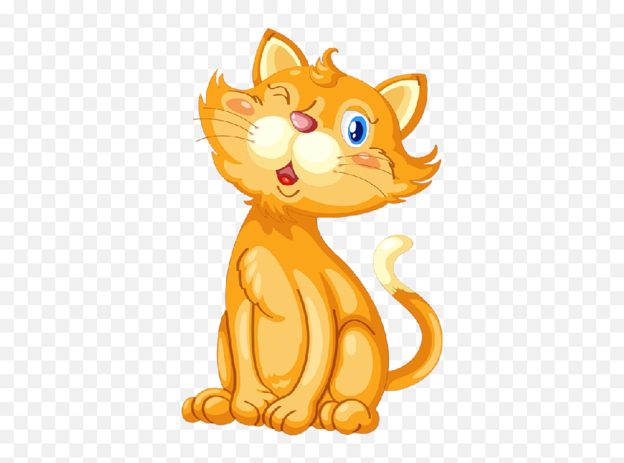 Ginger Cat Clipart Transparent Cartoon - Jingfm Png,Cat Clipart Transparent