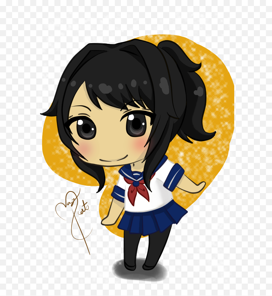 Yandere Chan Maylet - Illustrations Art Street Happy Png,Yandere Simulator Logo