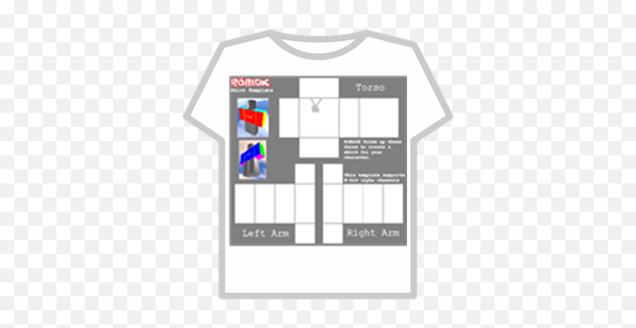 Roblox Template Shirt Transparent Image