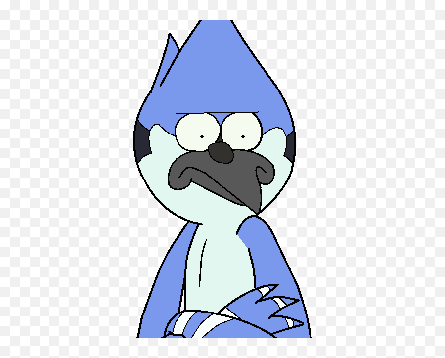 Regular Show Mordecai Angry Clipart - Regular Show Mordecai Angry Png,Mordecai Png