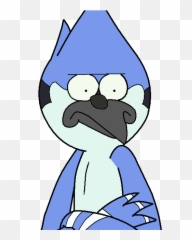 Regular Show Mordecai Angry Clipart - Regular Show Mordecai Angry Png,Mordecai Png
