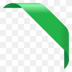 Corner Ribbon01 Dark Green Vector Data Svgvectorpublic - Green Ribbon Png