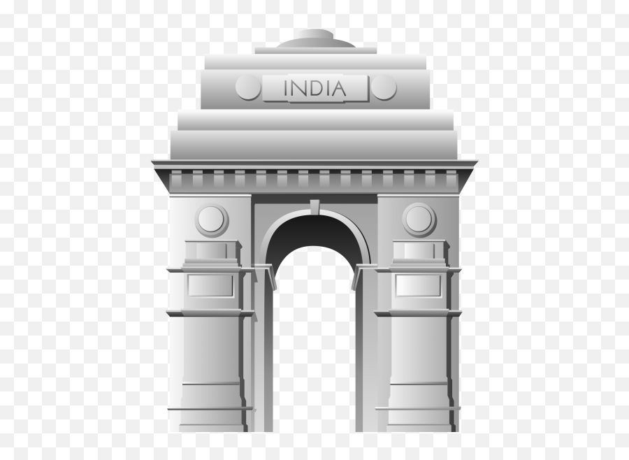 India Gate Clipart Png Image Free - Indian Gate Clipart,Gate Png