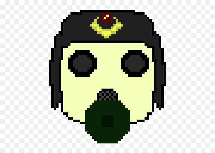 Gp - 5 Soviet Gas Mask With Ushanka Pixel Art Maker Fictional Character Png,Ushanka Transparent