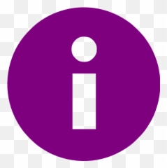 Purple Info Icon - Free purple icons Dot png