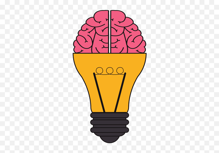 Lightbulb And Brain Icon - Light Bulb Png,Brain Lightbulb Icon