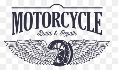 Motorcycle Repair Service Logo - Vector png