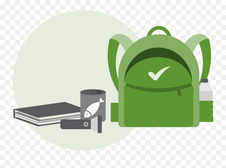 Build A Kit Readygov - Kit De Emergencia De Tela Dibujo Png,Incase Icon Bag