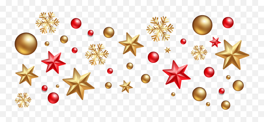 Christmas Decorations Png Clipart Image - Merry Christmas Star Png,Christmas Pattern Png