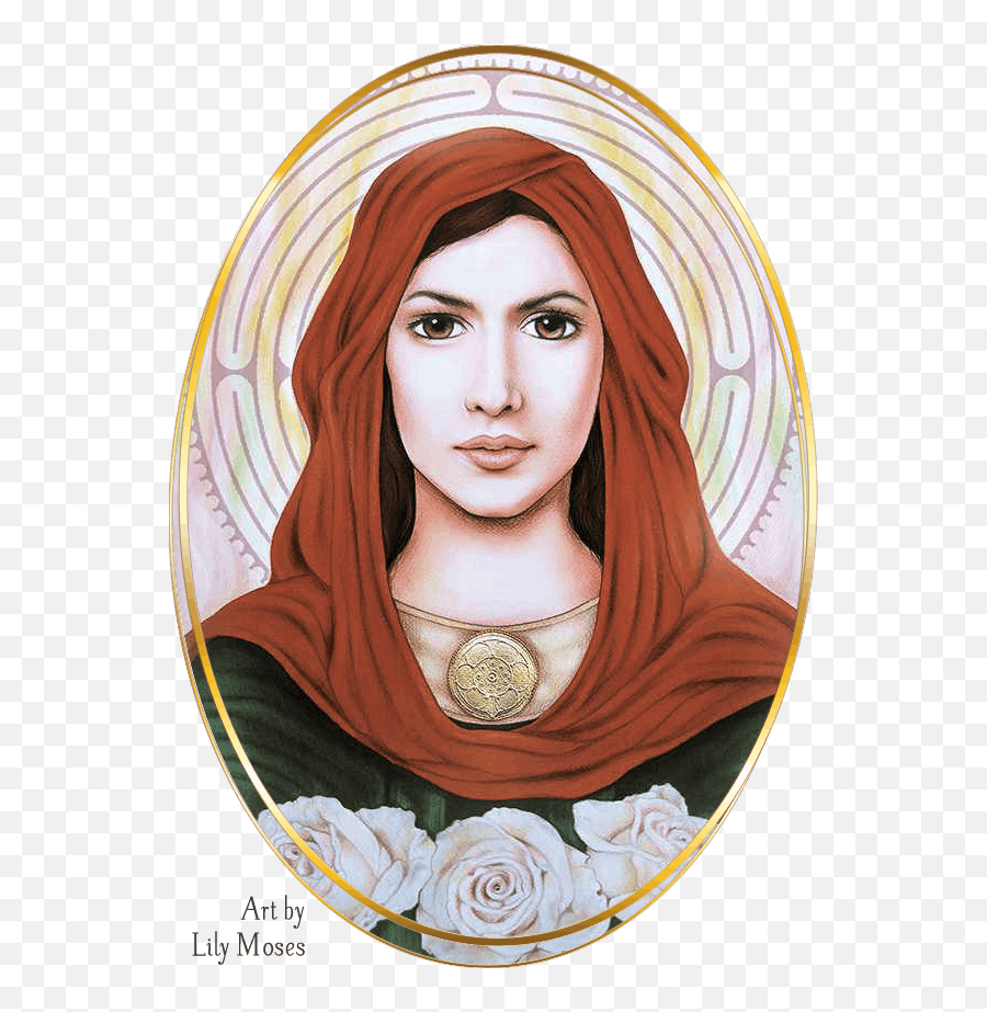 The Rose Lineage Initiation - Mary Magdalene Mystic Png,Saint Mary Magdalene Icon