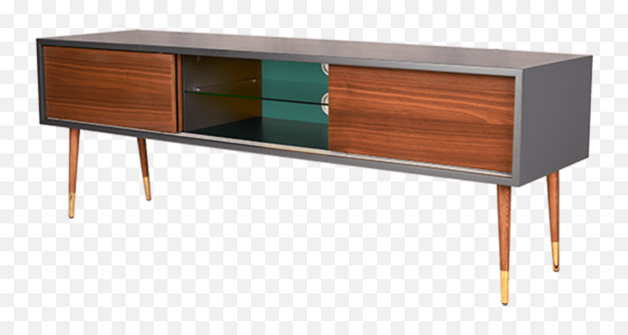 Retro Tv Unit - Turquoise Blue Exit43 Sideboard Png,Retro Tv Png
