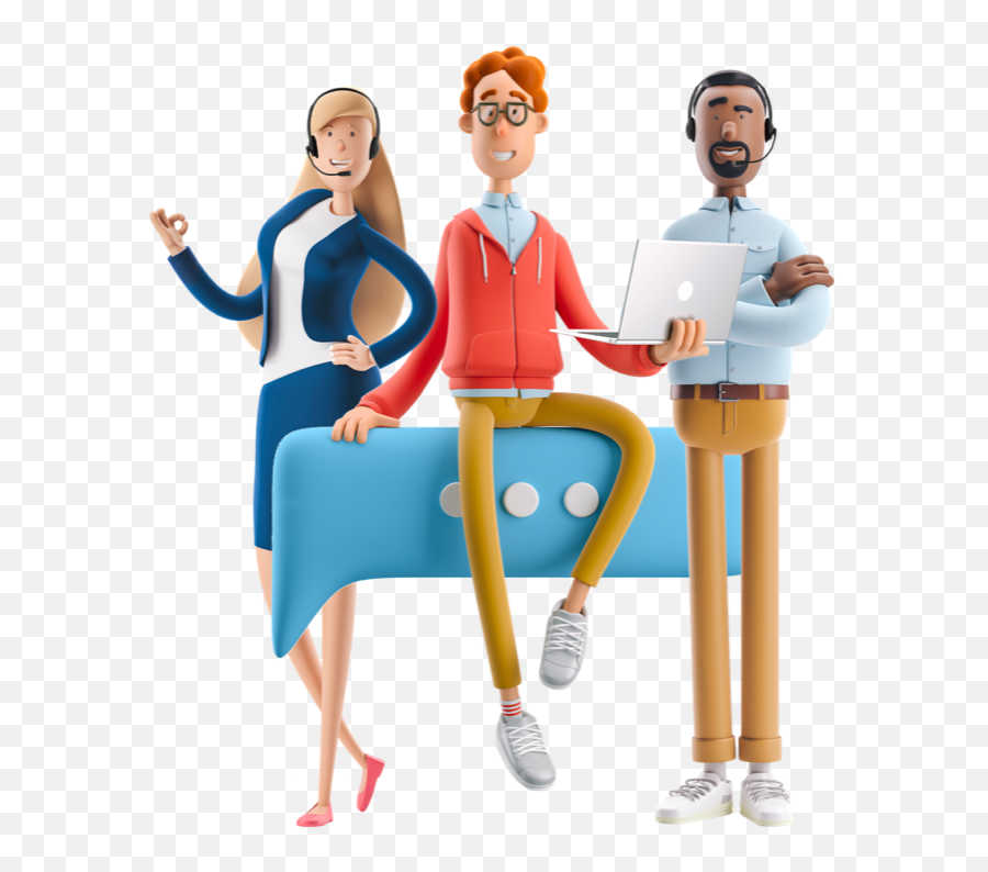 Managed Services - Comscentre 3d Man Standing Cartoon Png,Powtoon Icon