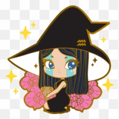 Zodiac Witch Sticker - Shourimajo Discover Fictional Character png