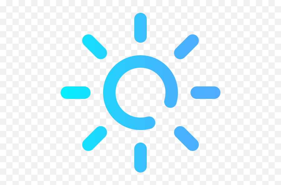 Brightness - Free Weather Icons Horizons Icon Png,Brightness Icon