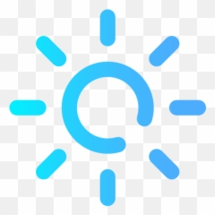 Brightness - Free weather icons Horizons Icon png