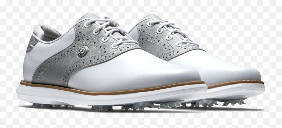 Fj Traditions Women - Lace Up Png,Footjoy Icon Saddle Golf Shoe