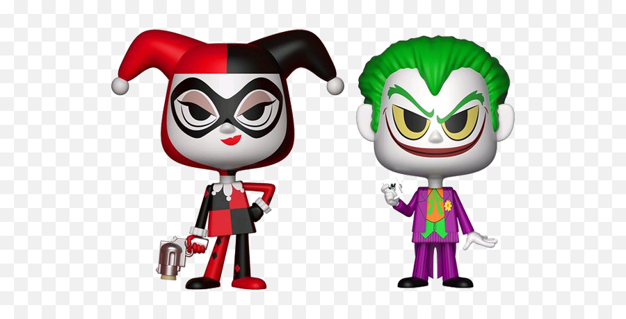 Dc Super Heroes - Harley U0026 Joker Vynl Funko Vynl Joker And Harley Png,Super Heroes Png