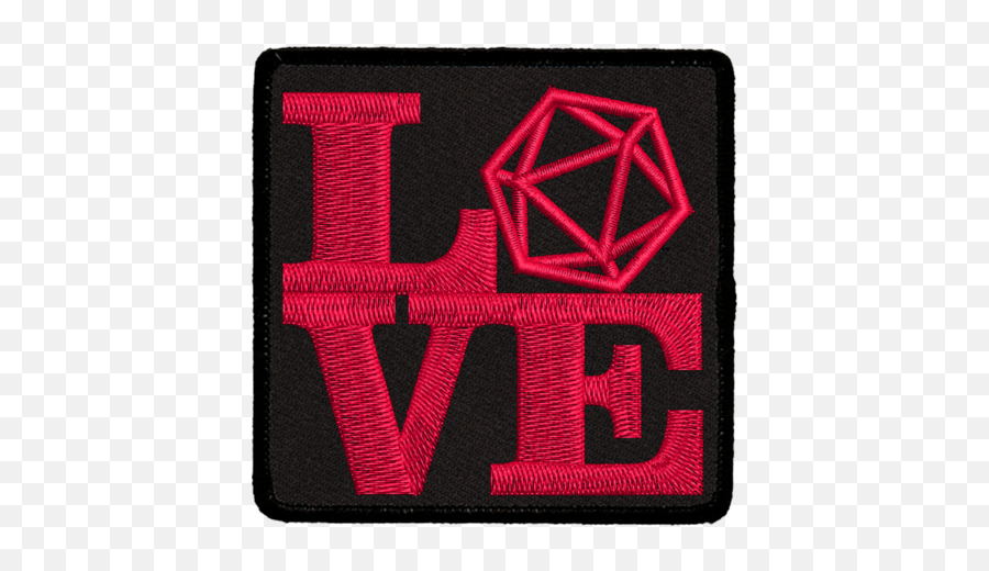 Love D20 - Ironon Patch Wallet Png,D20 Png