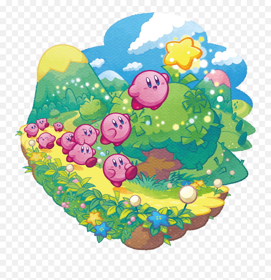 Kirby Mass Attack - Steamgriddb Kirby Mass Attack Art Png,Gilvasunner Icon