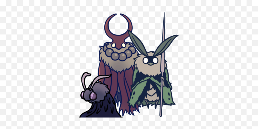 Hollow Knight Groups Characters - Moth Tribe Hollow Knight Png,Hollow Knight Png
