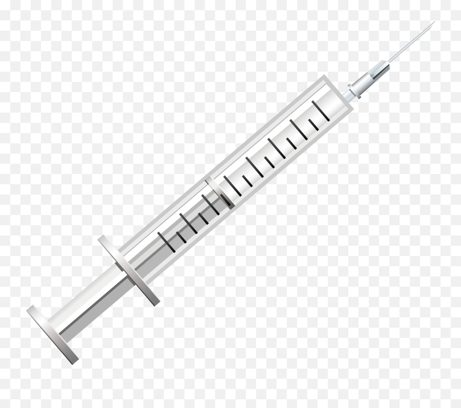 Download Hd Syringe Hypodermic Needle - White Syringe Png,Syringe Png
