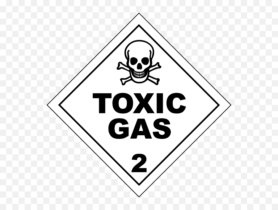 Hazmat Class 6 Toxic - Toxic Placard Png,Toxic Png