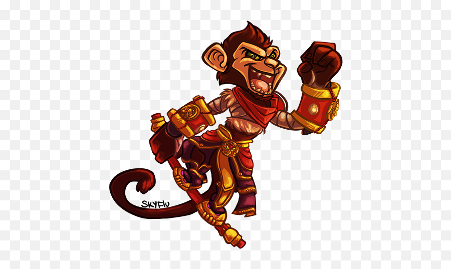 Wukong - Gif Png League Of Legends Wukong,Wukong Png