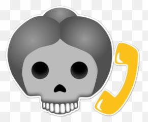 Grandma Waiting By Phone - For Call Emoji Full png