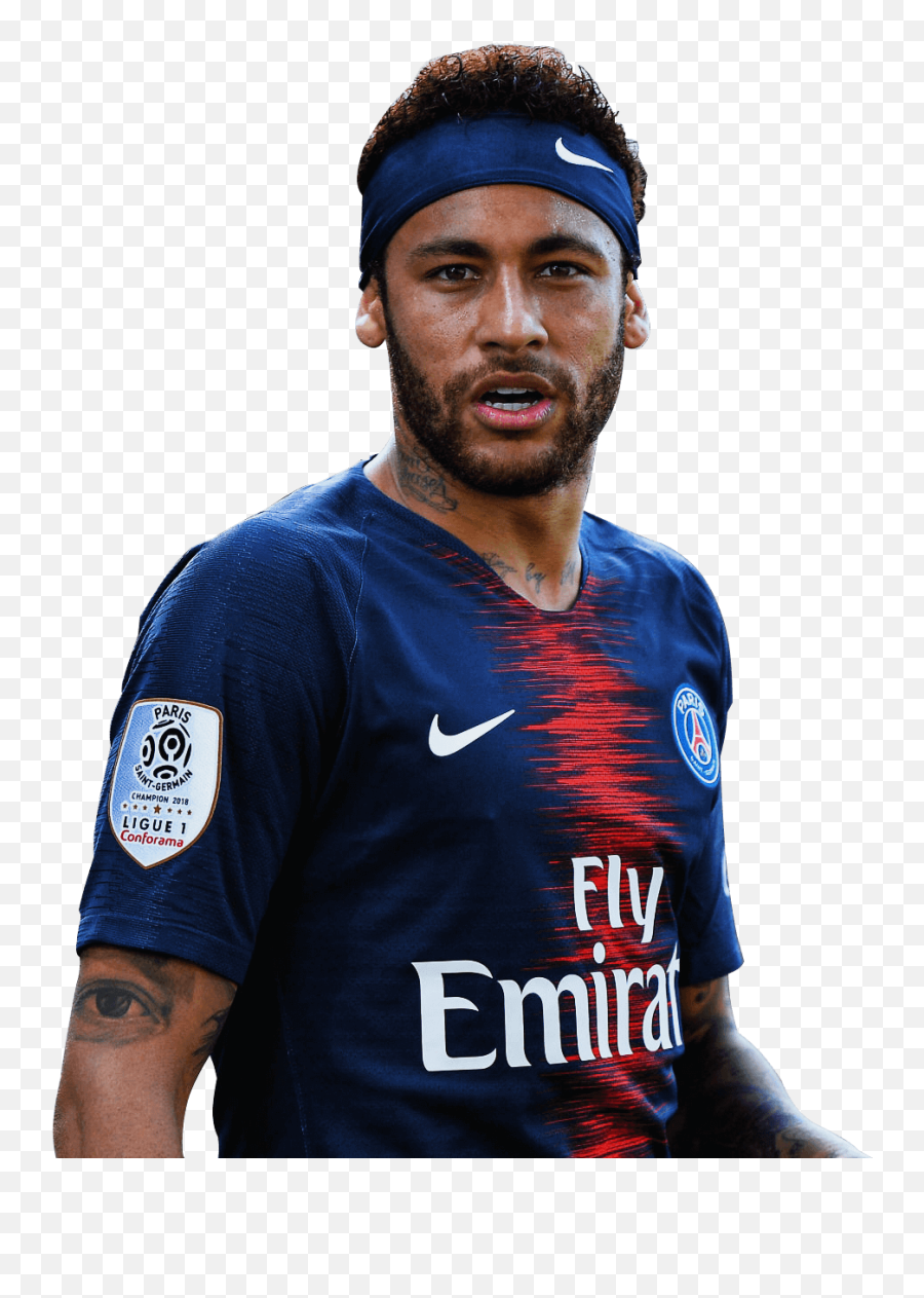 Neymar With Nike Logo Playing Psg Team - Transfer Fc Barcelona News Png,Nike Logo Pictures