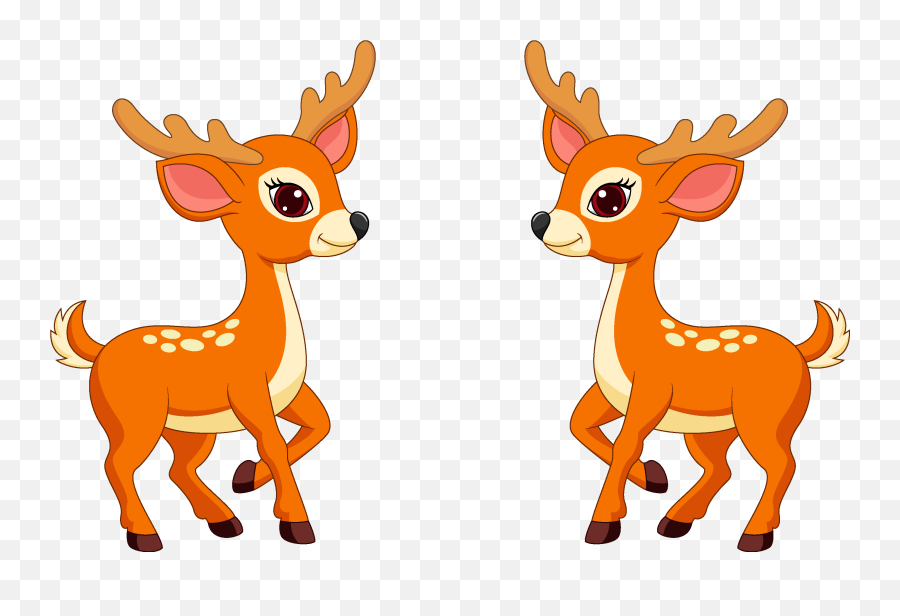Download Hd Cartoon Deer Png Picture - Cartoon Transparent Deer,Deer Png