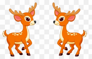 Download Hd Cartoon Deer Png Picture - Transparent