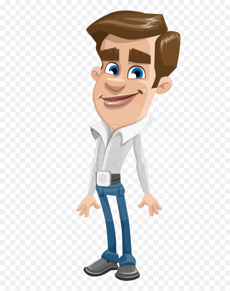 Cartoon Business Man Animation Character - Business Man Png Vector Cartoon Characters Png,Business Man Png
