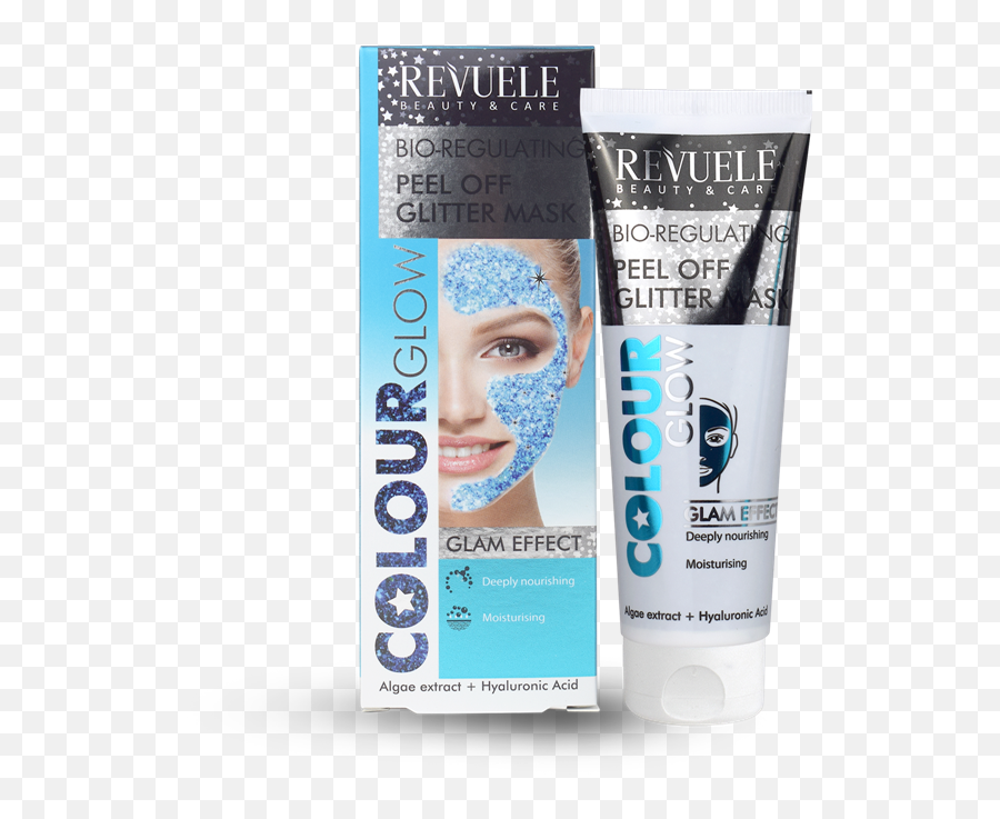 Revuele Peel Off Glitter Mask - Revuele Glitter Mask High Revuele Peel Off Glitter Mask Blue Png,Blue Glitter Png